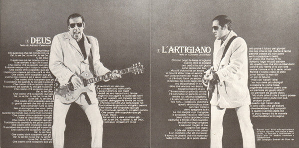 Adriano Celentano : Deus (CD, Album, RE)