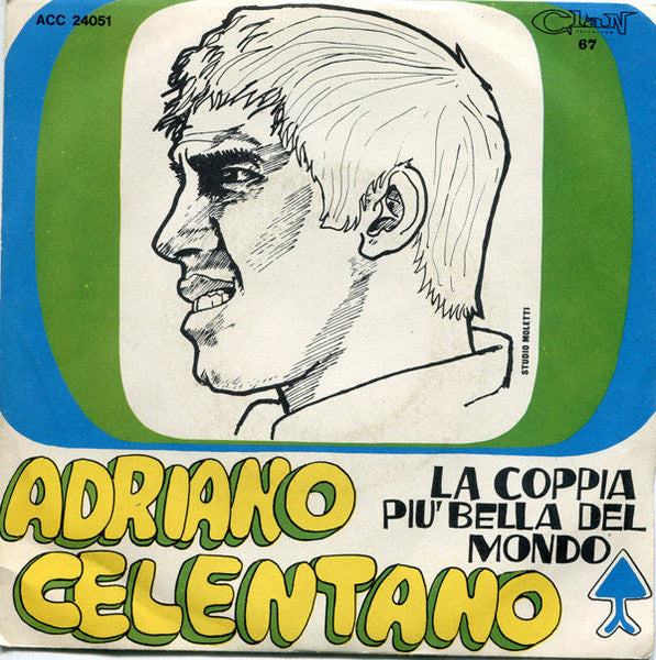 Adriano Celentano : La Coppia Più Bella Del Mondo (7", Red)