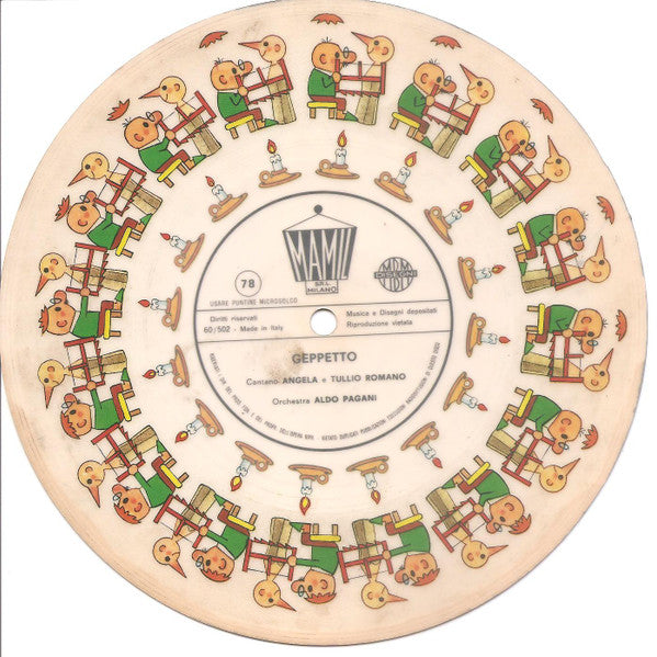 Guidone E I Clowns (2) / Angela Denia, Tullio Romano : Pinocchio Va / Geppetto (Flexi, 7", Pic)