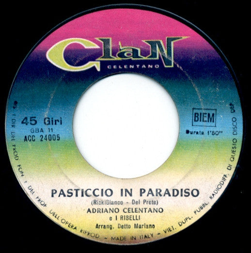 Adriano Celentano : Pregherò (7")