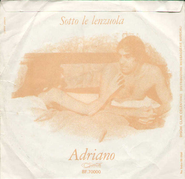 Adriano Celentano : Sotto Le Lenzuola (7", Single)
