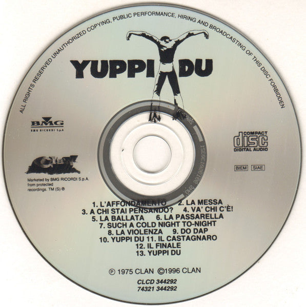 Adriano Celentano : Yuppi Du (CD, Album, RE)