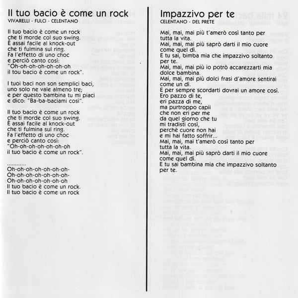Adriano Celentano : Celentano Hit Parade: Le Volte Che Adriano È Stato Primo (CD, Comp)