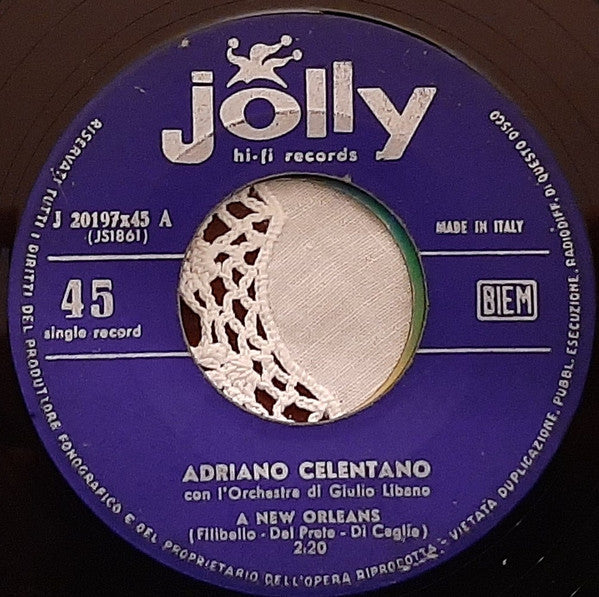 Adriano Celentano : A New Orleans (7", Single)