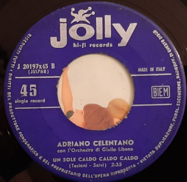 Adriano Celentano : A New Orleans (7", Single)