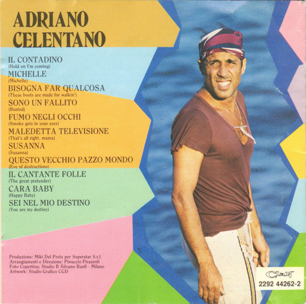 Adriano Celentano : I Miei Americani (Tre Puntini) (CD, Album, RE)
