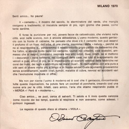 Adriano Celentano : Viola (7")