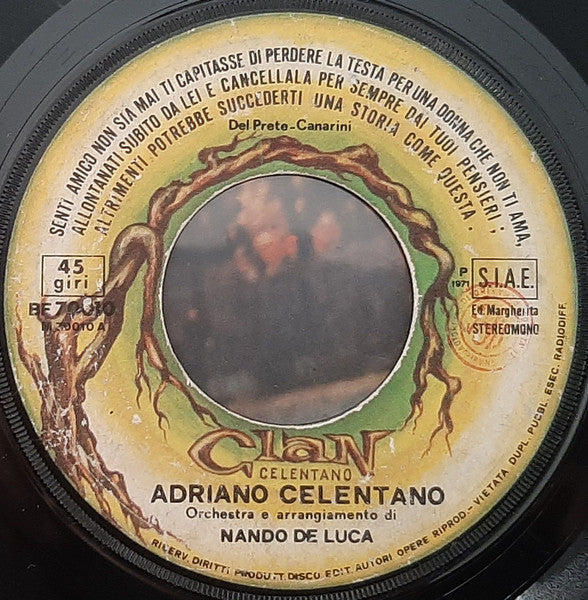 Adriano Celentano : Una Storia Come Questa (7")
