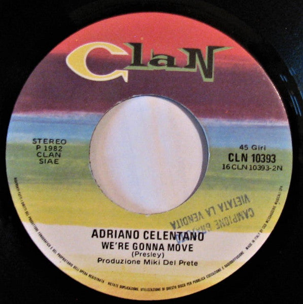 Adriano Celentano : Uel Mae Sae (7")