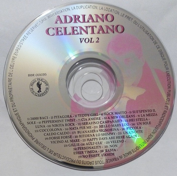 Adriano Celentano : Grands Succes Vol 2 (CD, Comp)