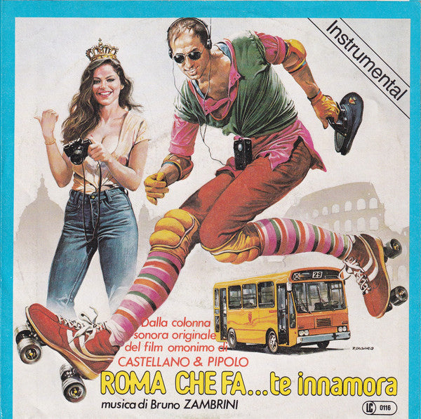 Adriano Celentano / Bruno Zambrini : Crazy Movie / Roma Che Fa… Te Innamora (7", Single)
