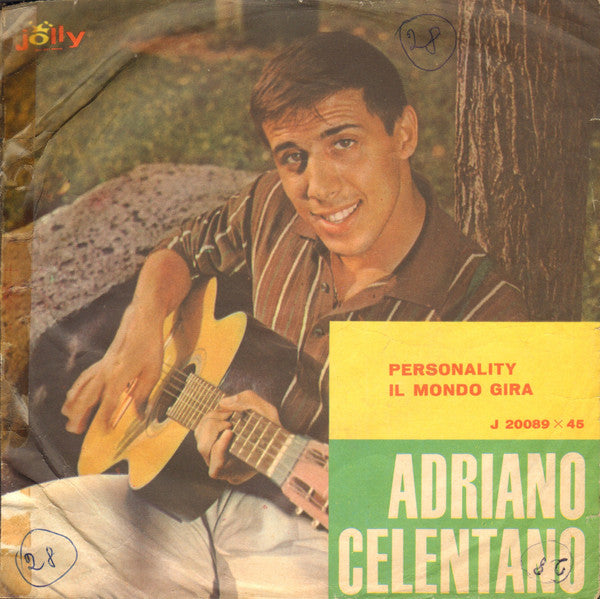 Adriano Celentano : Personality (7", Single, Mono, Red)