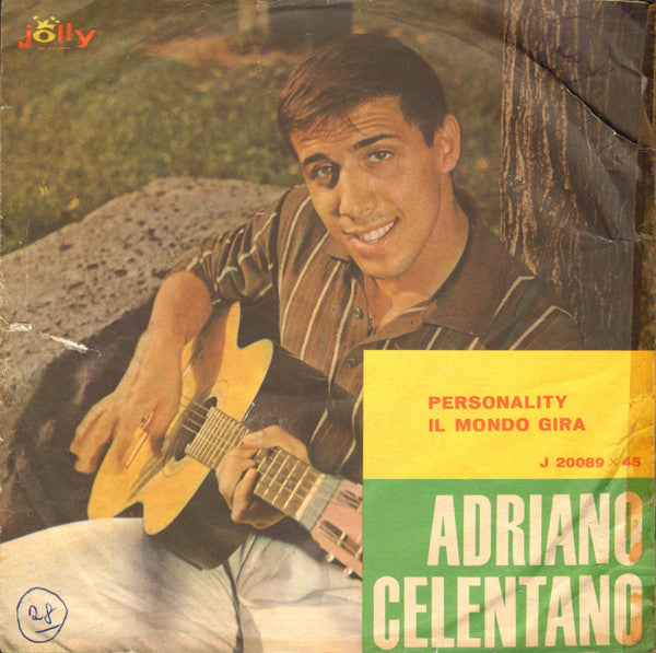 Adriano Celentano : Personality (7", Single, Mono, Red)