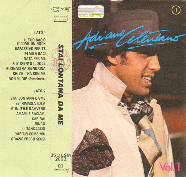 Adriano Celentano : Adriano Celentano Vol. 1 (3xCass, Comp + Box)