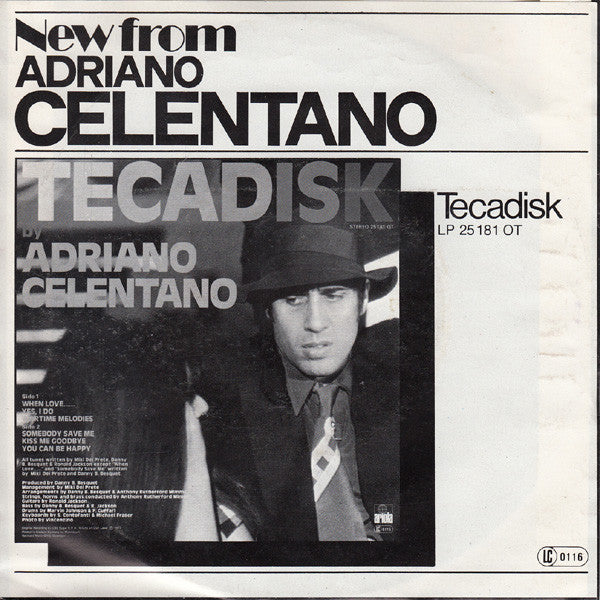 Adriano Celentano : When Love... (7", Single)