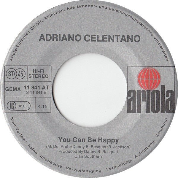 Adriano Celentano : When Love... (7", Single)