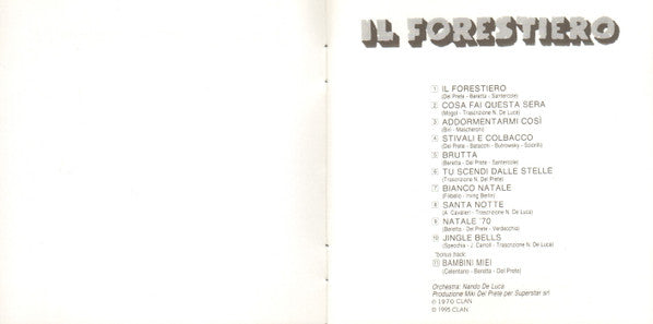 Adriano Celentano : Il Forestiero (CD, Album, RE)