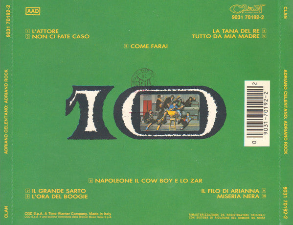 Adriano Celentano : Adriano Rock (CD, Album, RE, RM)