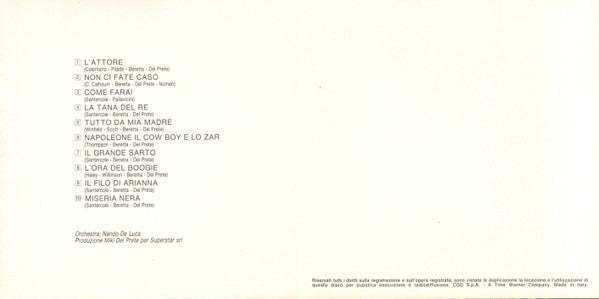 Adriano Celentano : Adriano Rock (CD, Album, RE, RM)