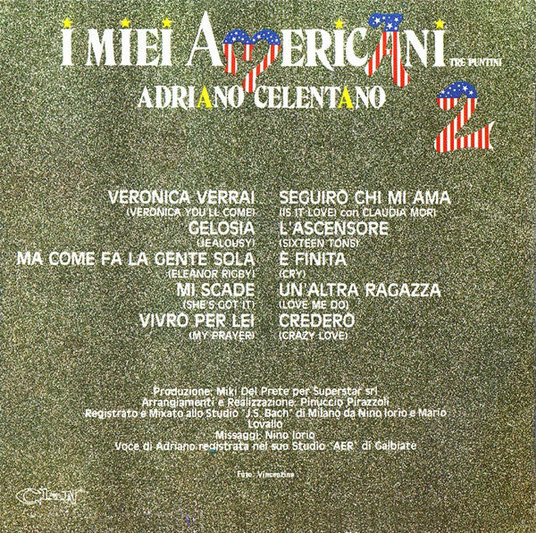 Adriano Celentano : I Miei Americani (Tre Puntini) 2 (CD, Album, RE)