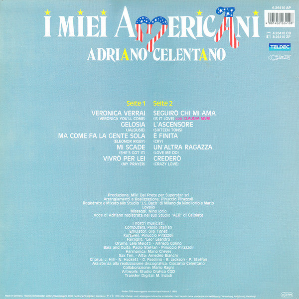 Adriano Celentano : I Miei Americani (LP, Album)