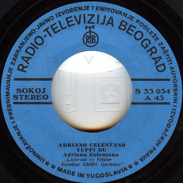 Adriano Celentano : Yuppi Du (7", Single)