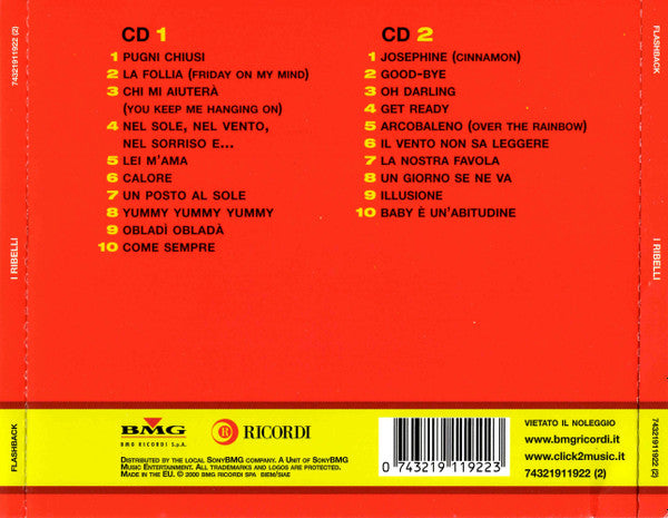 I Ribelli : I Grandi Successi Originali (2xCD, Comp)