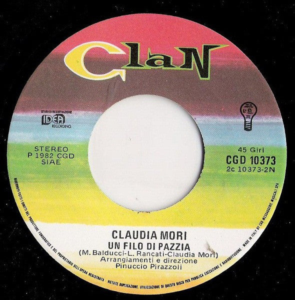 Claudia Mori : Non Succederà Più (7")