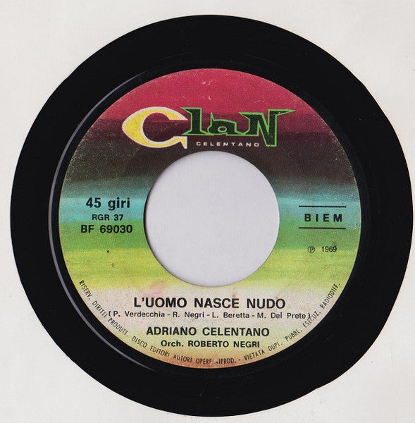 Adriano Celentano : Lirica D'Inverno (7")