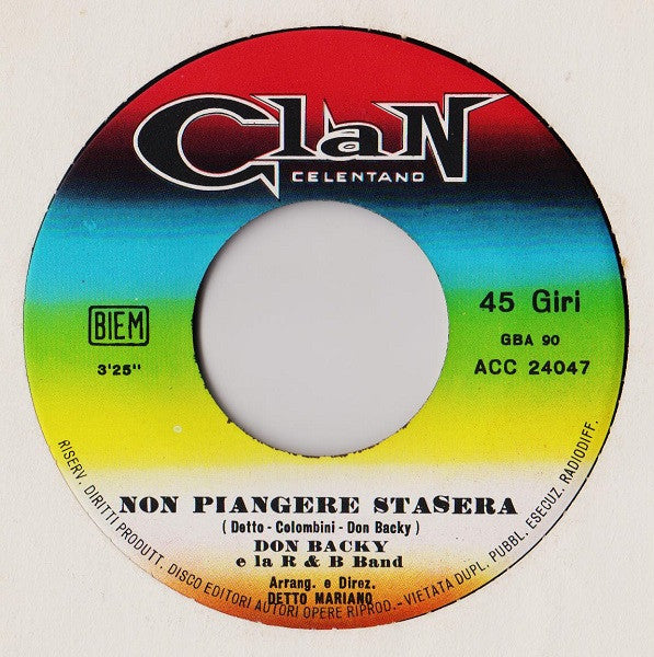 Don Backy : L'Immensità (7")