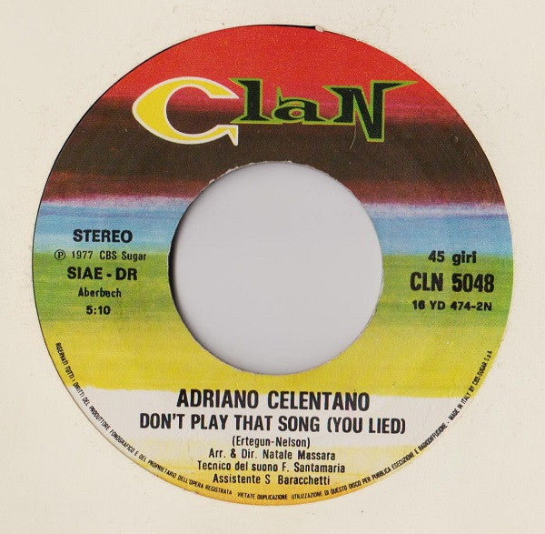Adriano Celentano : A Woman In Love / Rock Around The Clock (7", Single)