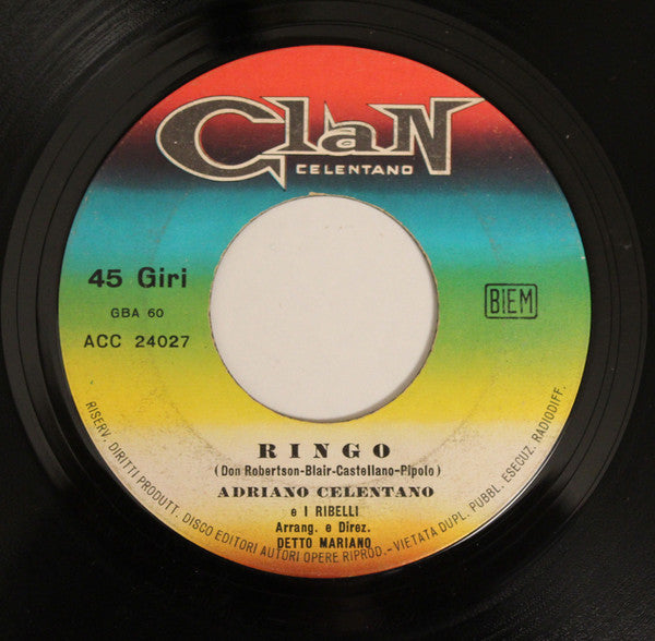 Adriano Celentano : La Festa (7", Single)