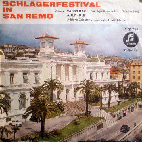 Adriano Celentano : 24 000 Baci (7", Mono)