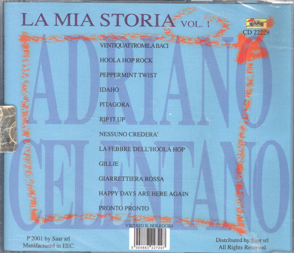 Adriano Celentano : La Mia Storia ... Volume 1 (CD, Comp)