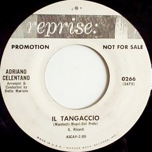 Adriano Celentano : Sabato Triste (7", Single, Promo)