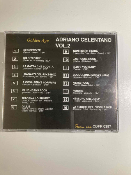 Adriano Celentano : Adriano Celentano  Vol. 2 (CD, Comp)
