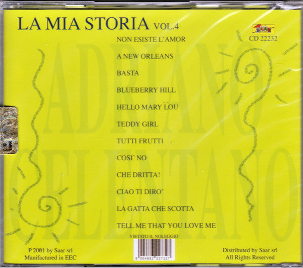 Adriano Celentano : La Mia Storia ... Vol. 4 (CD, Comp)