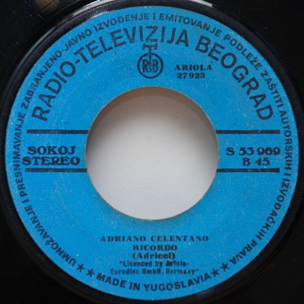 Adriano Celentano : Svalutation (7", Single)