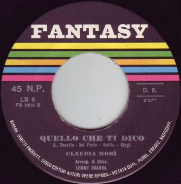 Claudia Mori : Non Guardarmi / Quello Che Ti Dico (7", Single)