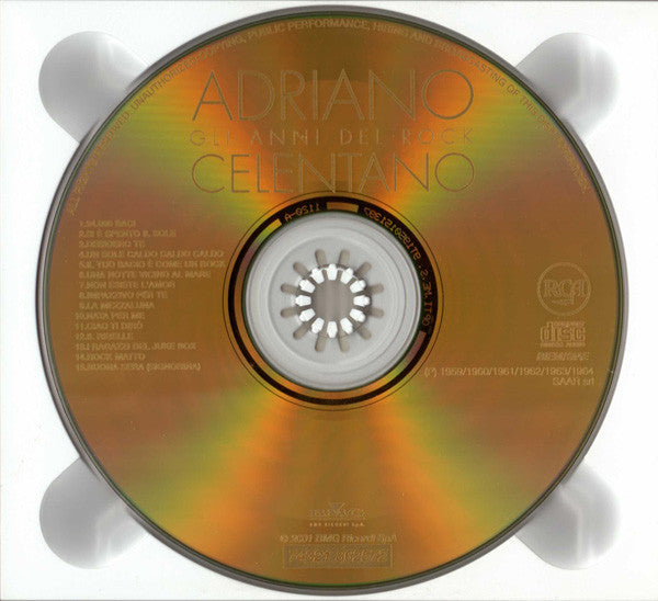 Adriano Celentano : Gli Anni Del Rock (CD, Comp, RM, Dig)