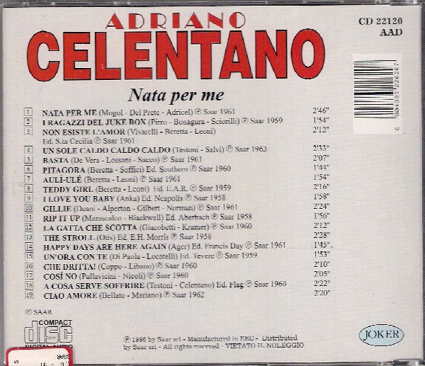 Adriano Celentano : Adriano Celentano (3xCD, Comp, RE + Box)