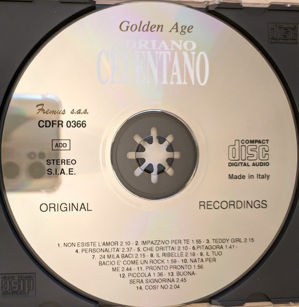 Adriano Celentano : Golden Age (CD, Comp)