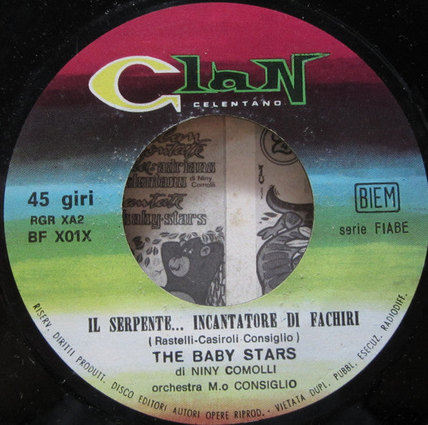 I Baby Stars : Il Serpente... Incantatore Di Fachiri / Lo Struzzo... Si Pavoneggia (7")
