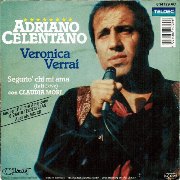 Adriano Celentano : Veronica Verrai (7")
