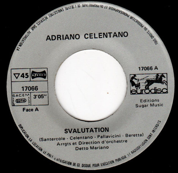 Adriano Celentano : Svalutation (7", Single)