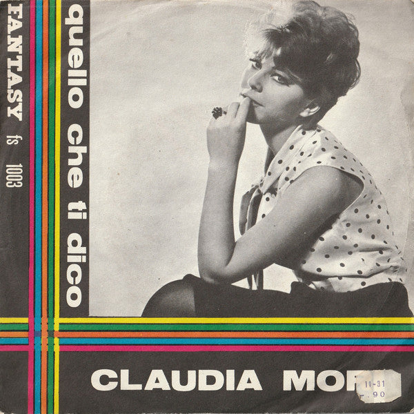 Claudia Mori : Non Guardarmi / Quello Che Ti Dico (7")