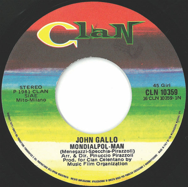 Gianni Gallo : Mondialpol-Man (7")