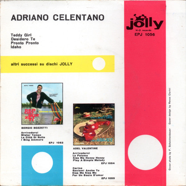 Adriano Celentano : Teddy Girl (7", EP, Mono)