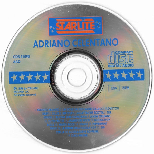 Adriano Celentano : Ciao Amore (CD, Comp)