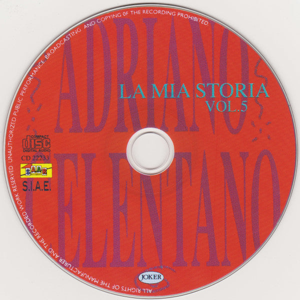 Adriano Celentano : La Mia Storia Vol. 5 (CD, Comp)
